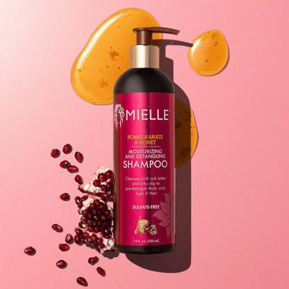MIELLE: POMEGRANATE & HONEY - MOIST & DETANGLING SHAMPOO