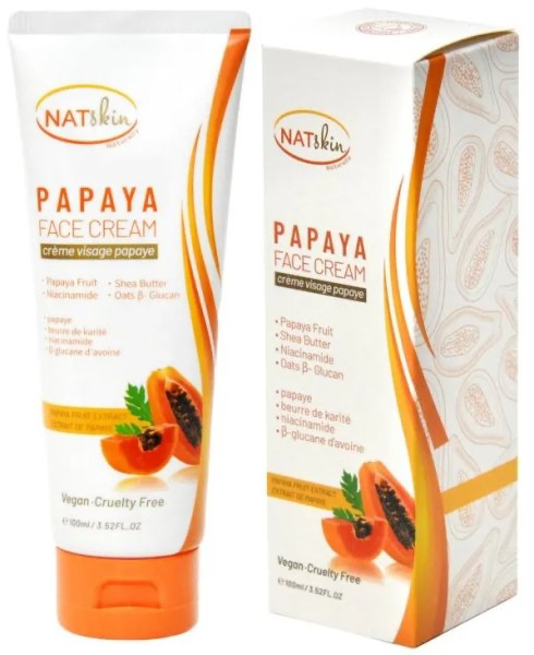 NATSKIN: PAPAYA FACE CREAM 100ML